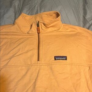 Patagonia Apricot Quarter-Zip Fleece